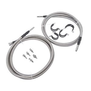 Quick Fix Braided SS Fuel Line Kit for Chevy Silverado GMC Sierra 1500 2500 3500 2004 2010 6.0L Gas V8 Regular Cab FL FG0340 819 - Product Image 5