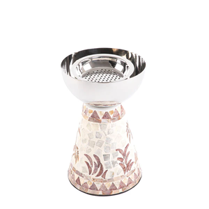 Quemador de Incienso Árabe de Metal de Lujo, Difusor de Aroma para Decoración de Eid y Ramadán, Quemador de Bakhoor Elegante - Product Image 3