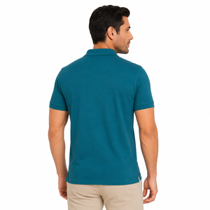 Polo homme en tissu doux et respirant, idéal pour un usage quotidien, coupe confortable, look élégant pour les hommes modernes. - Product Image 3