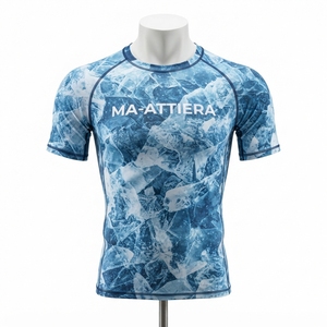 Camiseta de Compresión para Hombre, Manga Corta, Estilo Bape, Camiseta Gráfica para Hombre, Ropa Deportiva, Fitness, Atletismo - Product Image 3