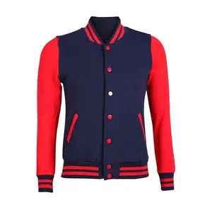 Best Manufacturing wholesale price OEM Service New Arrival <b>Men</b> Varsity <b>Jacket</b> sustainable anti bacterial soft Varsity <b>Jacket</b> - Product Image 1