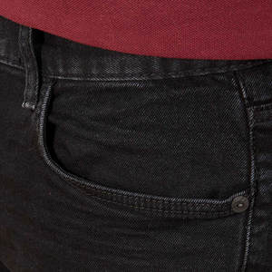 Jean en denim délavé tissé uni respirant coupe droite pour homme style urbain, pantalon décontracté en coton doux été hiver - Product Image 6