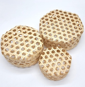 Panier à couvercle carré écologique, boîtes de rangement en bambou de haute qualité, boîte à bento pour enfants, en vente - Product Image 4