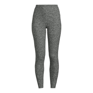 Leggings tricotés taille haute couleur unie, longueur intégrale, extensibles, respirants et confortables pour femme, idéaux pour le yoga et la gym, toutes saisons - Product Image 1