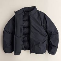 Nouvelle Collection 2026 : Doudoune Courte Femme Hiver avec Col Montant, 90% Duvet de Canard, Doublure en Nylon
