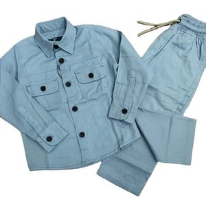 Chemises décontractées pour hommes Botex, automne, col montant, manches longues, 100% coton satiné, confortables - Product Image 2