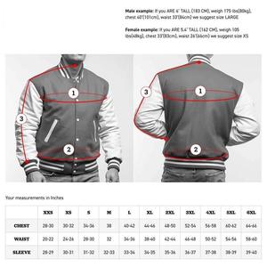 Chaqueta Varsity de Invierno Acolchada de Alta Calidad de la Universidad Florida A&M para Hombre y Mujer, Cuerpo de Lana, Mangas de Cuero, Bordado de Chenille - Product Image 5