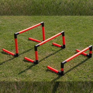 Vallas Deportivas Portátiles de PVC, Barras de Obstáculos para Entrenamiento de Agilidad, Saltos para Prácticas de Campo - Product Image 1