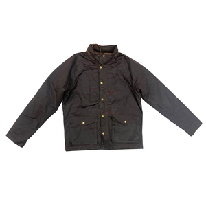 Veste en toile cirée pour homme, marron foncé, coupe-vent, avec capuche, idéale pour la pêche, les sports nautiques, les excursions en rivière, le travail en extérieur - Product Image 2