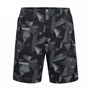 Shorts en maille décontractés pour hommes, longueur genou, taille élastique de haute qualité, impression de logo personnalisée, confortables pour un usage quotidien - Product Image 1