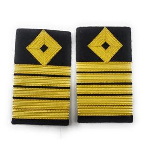 Custom Gold and Silver Mylar <b>Wire</b> Cord Shoulder Badges Cotton Shoulder Boards Hand <b>Crafted</b> Epaulettes - Product Image 2
