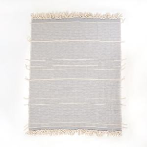 Premium Quality <b>Luxury</b> Cotton <b>Throw</b> Blanket Reversible Decorative Sofa Couch Flannel <b>for</b> <b>Bed</b> Room Travel Solid <b>Throw</b> - Product Image 3