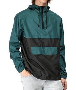 OEM Wholesale 100% Nylon Running <b>Waterproof</b> Windproof Anorak Windbreaker <b>Jacket</b> for Men - Product Image 2
