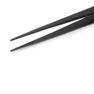 Pince de plats de 20 cm (8 pouces) droite, ultra-fine, en acier inoxydable, outil de précision pour la présentation culinaire et la garniture de cuisine - Product Image 3