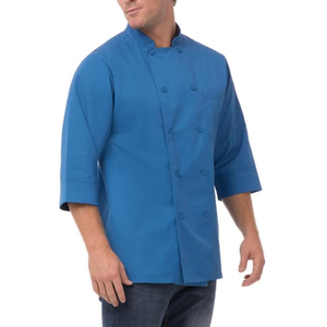 Veste de Chef en Twill à Double Boutonnage au Design Simple pour Hommes – Qualité Supérieure, Tenue de Cuisine Tendance, Uniforme de Chef Élégant - Product Image 3
