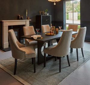 Ensemble de table à manger rectangulaire en teck massif Mon Lapin, style minimaliste - Product Image 1