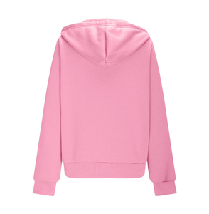 Conjunto Deportivo de Mujer, Estilo Otoñal, Color Rosa Sólido, Poliéster, Corte Regular, con Bolsillos Laterales, Sudadera con Cremallera - Product Image 4