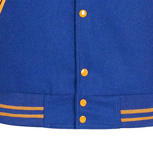 Chaquetas Varsity Lisas para Hombre, Chaquetas de Streetwear sin Estampado, Chaquetas Letterman de Tallas Grandes para Hombre, Venta al Por Mayor de Fabricantes - Product Image 2