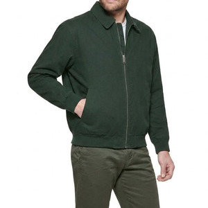 Premium Cotton Twill Bomber <b>Jacket</b> Custom Logo Casual <b>Lightweight</b> <b>Men</b> Windbreaker - Product Image 2