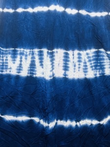 Túnica sin mangas estilo bohemio para mujer, color azul oscuro, con cuello redondo y efecto tie-dye |   Vestido Casual Holgado de Verano con Corte Evase a la Moda - Product Image 3