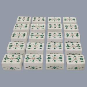 Boîte à bijoux en marbre blanc avec incrustation de malachite, boîte de rangement décorative en pierre, boîte cadeau, artisanat de luxe en marbre, fournisseur en gros en Inde - Product Image 1