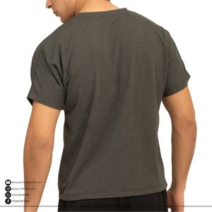 เสื้อยืดคอวีเฮนลีย์ผ้าฝ้าย 100% สกรีนโลโก้ OEM ตามสั่ง คุณภาพสูง ขายส่ง เสื้อยืดลำลองระบายอากาศได้ดี สำหรับทุกเพศ ผู้ผลิตเสื้อยืด - Product Image 5