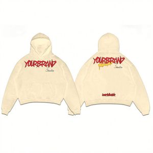 High Quality Winter Hip Hop Thermal Casual Printed Rhinestones Zip Hoodie Distress <b>Pants</b> Tracksuit Custom Two Piece Streetwear - Product Image 2