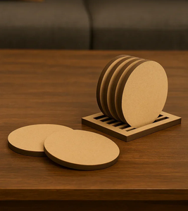 Posavasos de MDF para Sublimación, Posavasos de Corcho MDF, Posavasos MDF en Blanco con Múltiples Diseños, Tapetes y Almohadillas de MDF, Más Vendidos - Product Image 3