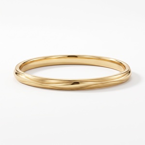 Bracelet minimaliste en or 9 carats pour femmes, bijoux fins de luxe modernes, bracelet en or, bijoux de créateur, fabricant OEM personnalisé, Thaïlande - Product Image 6