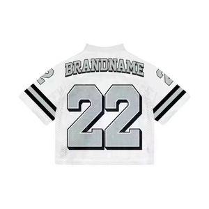Camiseta de Fútbol Retro Personalizada de Gran Tamaño, Ropa Deportiva de Malla, Impresión por Sublimación, Diseño Personalizado - Product Image 5
