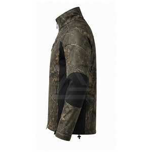 Veste de chasse softshell pour homme, veste d'extérieur coupe-vent légère et respirante avec plusieurs poches fonctionnelles - Product Image 2