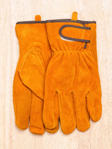 Guantes de Seguridad de Cuero Naranja, Largos hasta la Muñeca, Térmicos, Sin Forro, Estilo Sencillo, para Exteriores, Invierno, Ropa de Abrigo de Calidad, Fabricante Mayorista - Product Image 4