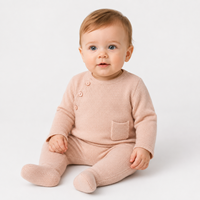 Ensembles de cadeaux personnalisés pour bébés à la mode Pull en cachemire Twin Set Vêtements d'hiver pour bébés