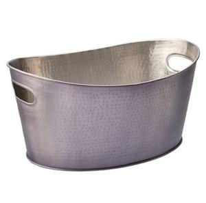 Accessoires de bar au design moderne, seau à champagne en acier inoxydable, finition noire, seau à glace pour vin et champagne pour les fêtes - Product Image 5