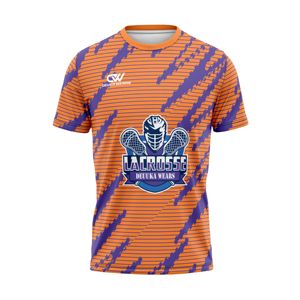 Custom Team Design Sublimated Practice Jersey Polyester Fiber Heat Transfer Printing Lacrosse Shooter Shirt OEM Factory Direct - Product Image 1
