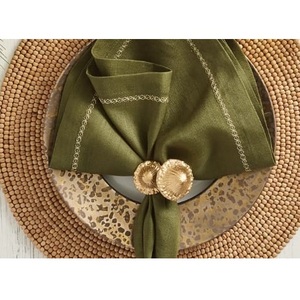 Exclusive Design Metal Napkin Ring Rounded Shape Customized Size Designer <b>Tissue</b> <b>Paper</b> Ring From Manufacturer In India - Product Image 1