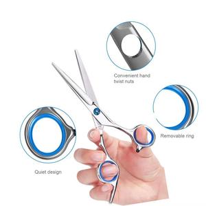 Tijeras para Adelgazar el Cabello, Acero Inoxidable, 30 Dientes, Hoja Afilada, para Diestros, Mango Largo, Uso Profesional - Product Image 4