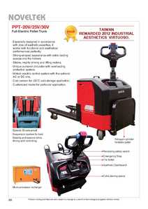 รถยกพาเลทไฟฟ้าแบบถ่วงน้ำหนัก ระบบ AC ขั้นสูง (รับน้ำหนัก 2 ตัน ยกสูง 7200 มม.) แบตเตอรี่ลิเธียม-ไอออน - Product Image 6