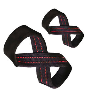 Sangles de levage en forme de huit robustes, toutes tailles disponibles, vente en gros, pour soulevé de terre et powerlifting - Product Image 1