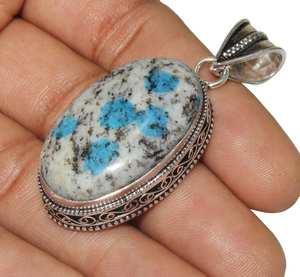 Pendentif en pierre précieuse de jaspe K2 naturel, bijoux en cristal faits à la main, pierre de guérison, fournisseur en gros - Product Image 4