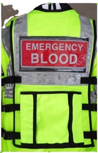 Paramédico DE SEGURIDAD Chaleco reflectante de alta visibilidad Cremallera frontal Precio barato Chalecos DE SEGURIDAD Chaleco táctico Hi Viz - Product Image 3