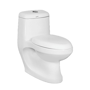 Thiết kế hiện đại kép Flush gốm trắng Thiết bị vệ sinh rộng rãi bán nhà máy trực tiếp giá một mảnh nước Closet nhà vệ sinh trên bán - Product Image 1