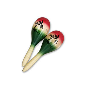 Instrument de percussion coloré pour enfants Maracas de poche pour la musique et l'accessoire d'instrument de musique de rythme latin - Product Image 1