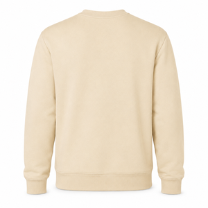 Sweat-shirt à col rond bleu pour homme avec logo orange, manches raglan, coupe décontractée, respirant, coupe régulière, pour l'automne - Product Image 2