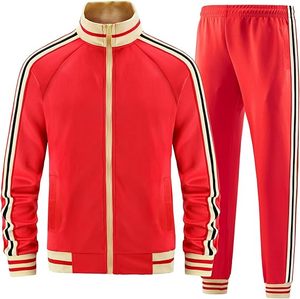 <b>Men's</b> Athletic Sports Tracksuit Set with Lightweight Full <b>Zip</b> <b>Jacket</b> and Matching Jogger Pants for Fitness Workout Running - Product Image 1