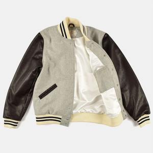 Chaqueta Varsity de Alta Calidad para Hombre, Estilo Letterman, Tejida, con Cuello Alto, Bordado Chenille, Multicolor, Resistente al Viento, Transpirable, con Capucha - Product Image 1