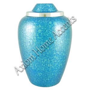 Sofisticada urna de cremación de aluminio con artesanía artesanal, recuerdo conmemorativo de Axiom Home Accents - Product Image 4