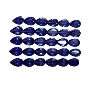 Fine Quality Calibrated Pear Cut Natural Tanzanite Loose <b>7</b>/9 Mm Gemstone Natural 58.00 Cts Tanzanite 100% Natural Color - Product Image 1
