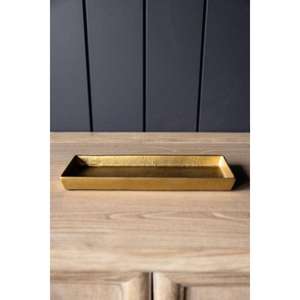 Bandeja de Postres de Lujo para Decoración de Eid, Bandejas Decorativas de Aluminio, Plato Dorado para Servir Dátiles y Chocolate, Decoración de Mesa - Product Image 1