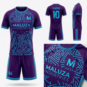 Conjunto de Uniforme de Fútbol Sublimado Personalizado, Tacto Suave, Transpirable, Ropa Deportiva de Equipo Personalizada, Directo de Fábrica - Product Image 6